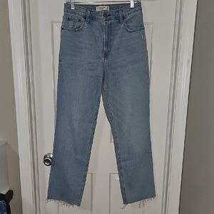 Abercrombie & Fitch Light Wash Straight Leg Jeans